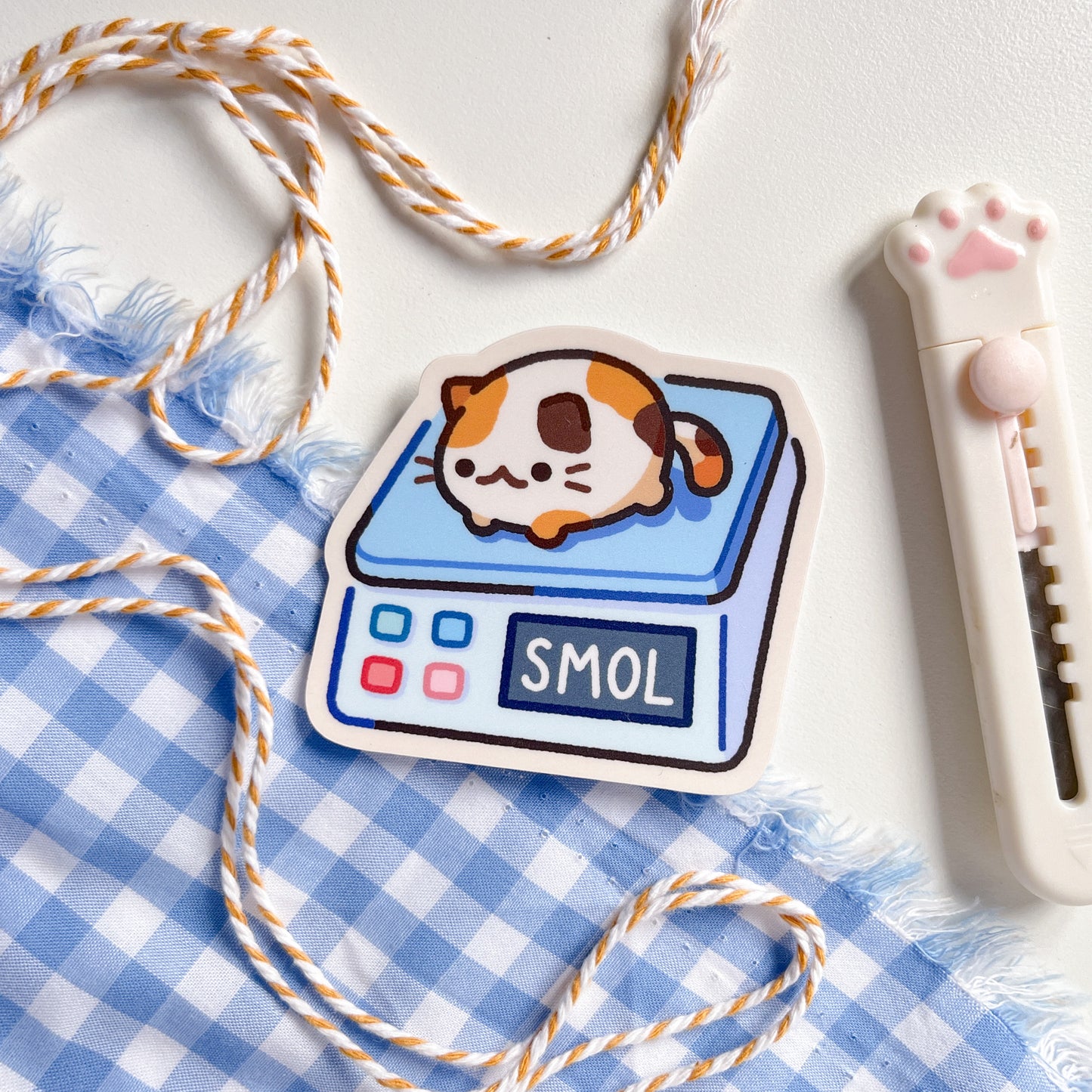 Smol Cat Matte Sticker