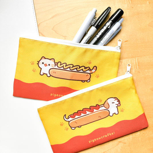 Long HotDogCat Pouch