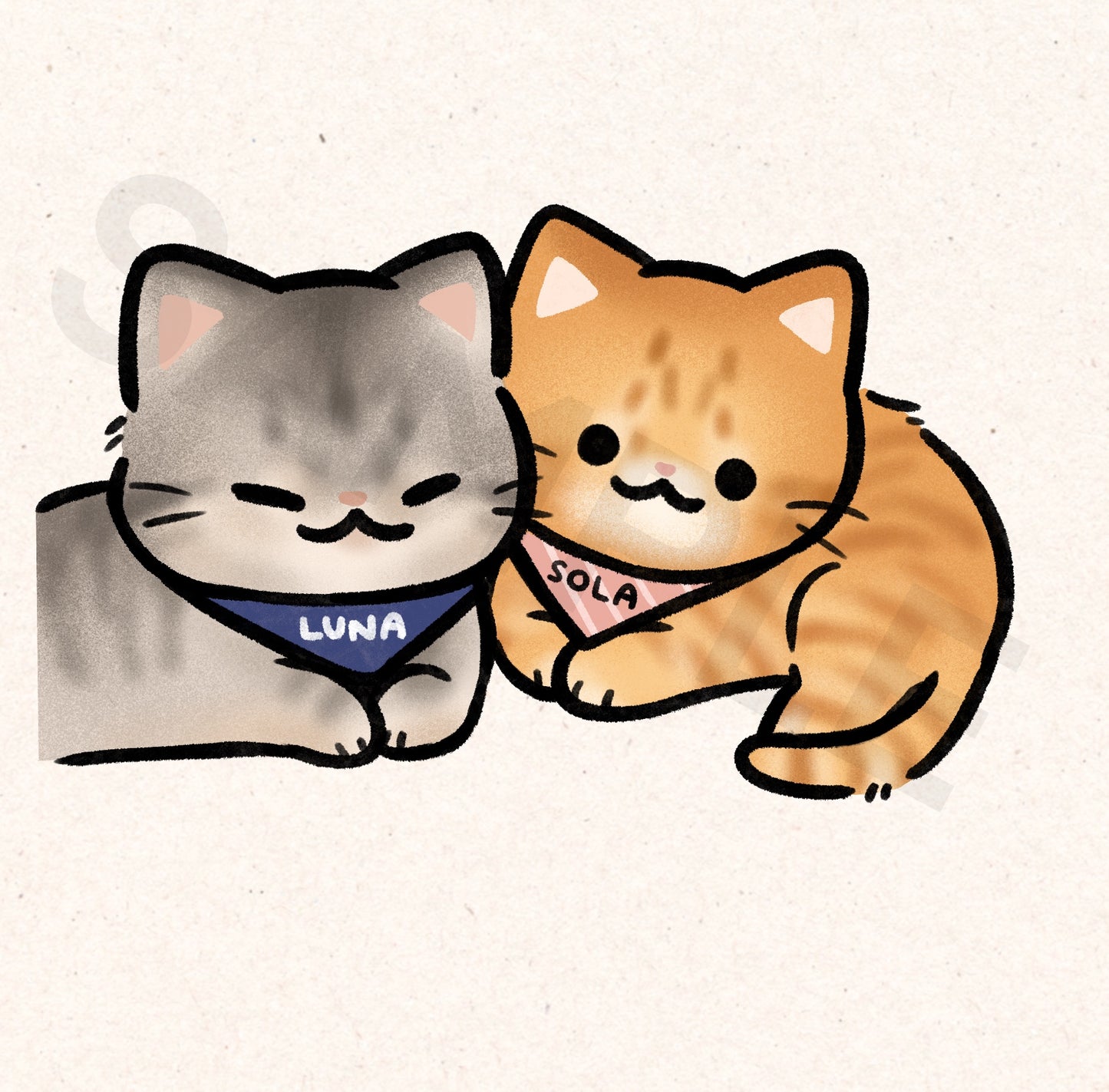 Custom Digital Pet Pawtrait