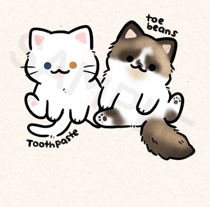 [SOLD OUT] Custom Digital Pet Pawtrait