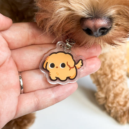 Mini Potato Poodle Keychain