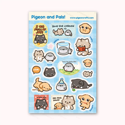 Pigeon and Pals Sticker Sheet
