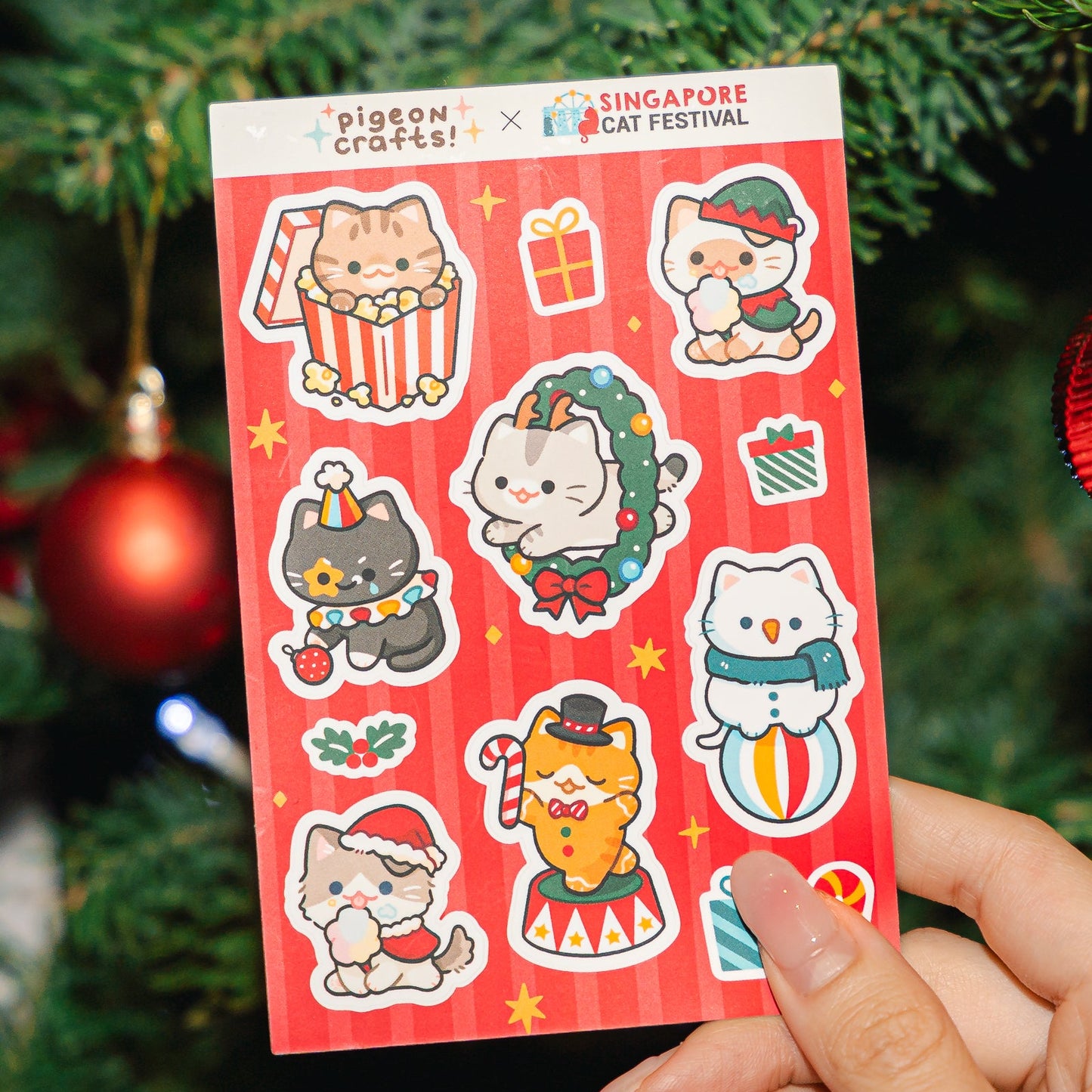 [Singapore Cat Festival] Catmas Carnival Sticker Sheet