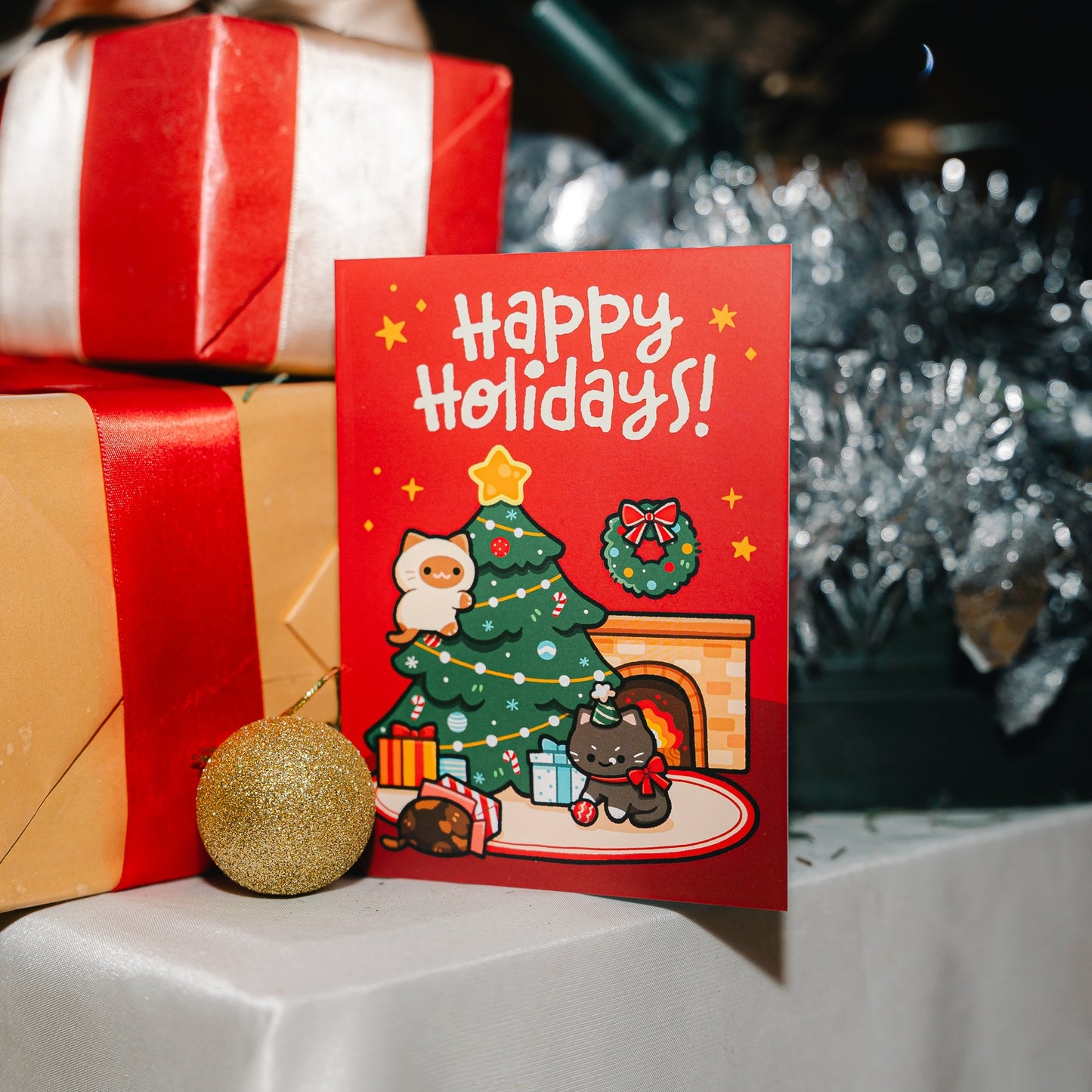 [Singapore Cat Festival] Happy Holidays Greeting Card