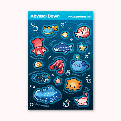 Abyssal Dawn Sticker Sheet