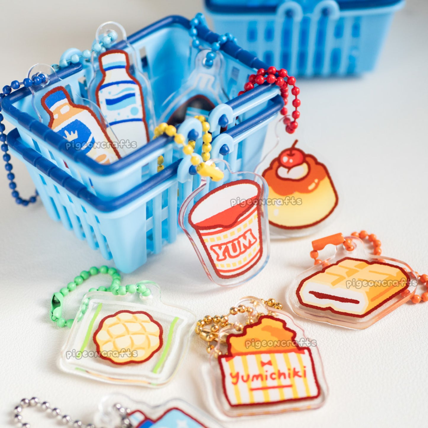 Konbini Food Mini Keychains