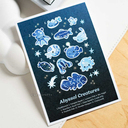 Abyssal Creatures Midnight Print