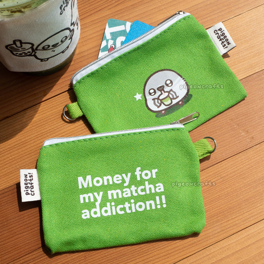 Pigeon's Matcha Fund Pouch