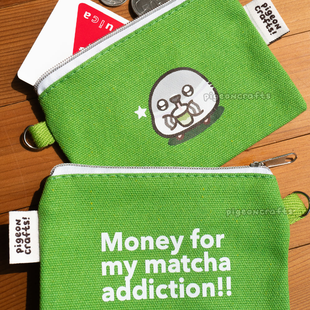 Pigeon's Matcha Fund Pouch