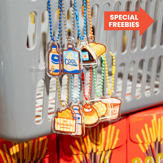 Konbini Food Mini Keychains