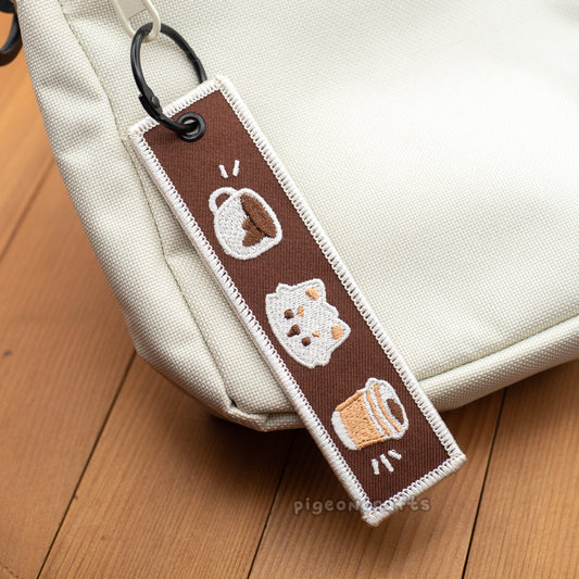 Death B4 Decaf Embroidered Keychain