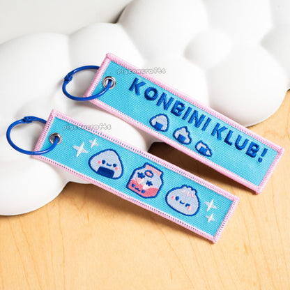 Konbini Klub Embroidered Keychain