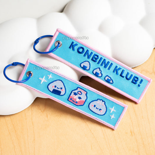Konbini Klub Embroidered Keychain