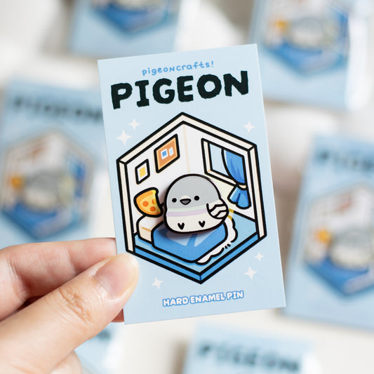 Pigeon Enamel Pin