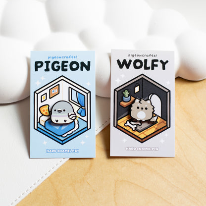 Pigeon Enamel Pin