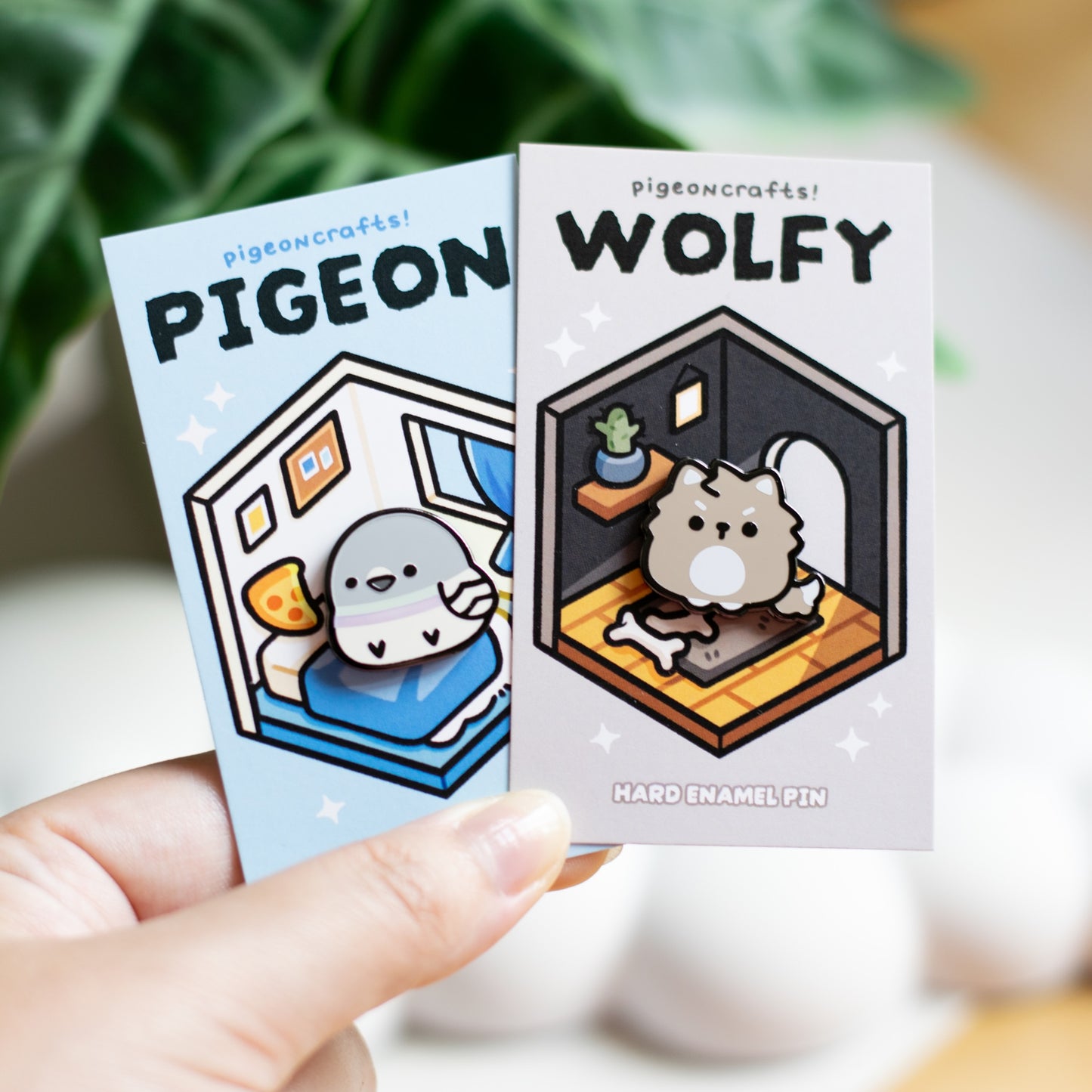 Wolfy Enamel Pin