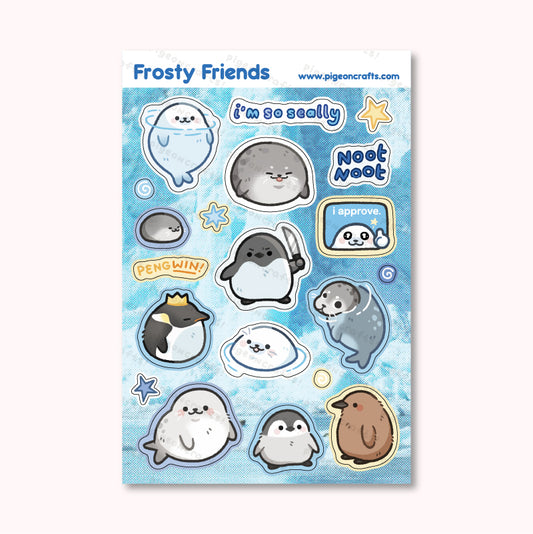 Frosty Friends Sticker Sheet