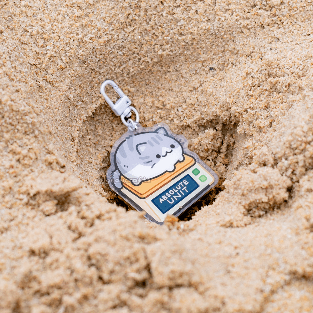 Absolute Unit Mega Cat Keychain