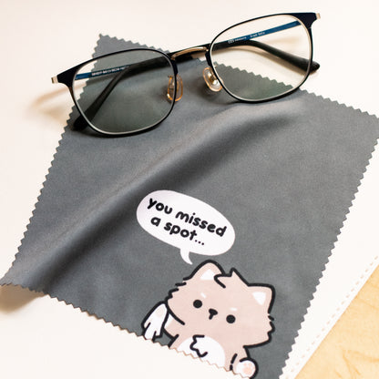 Wolfy "You Missed" Microfiber Cloth