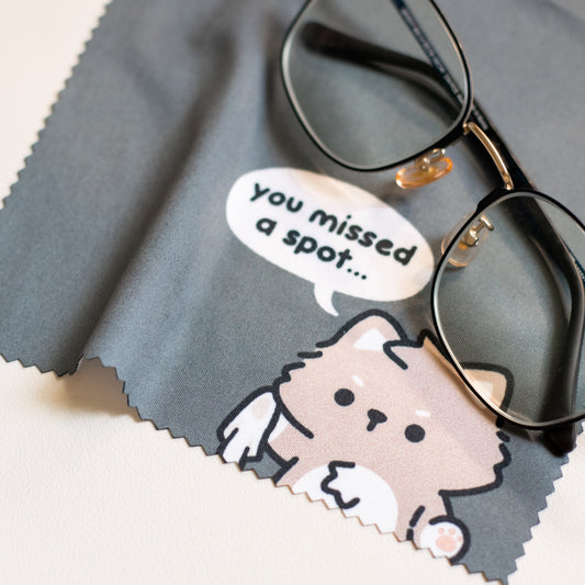 Wolfy "You Missed" Microfiber Cloth