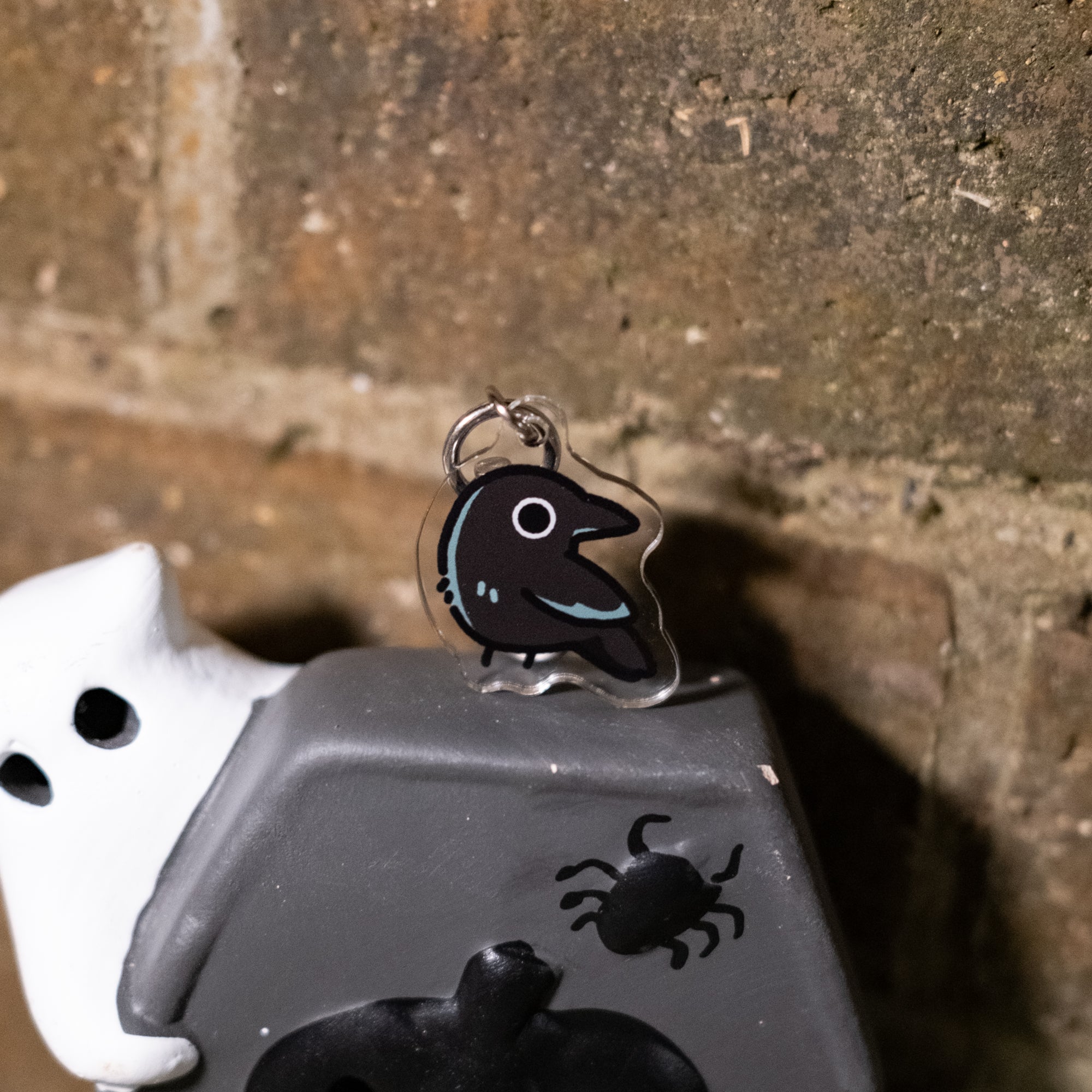 Mini Little Crow Keychain – Pigeoncrafts