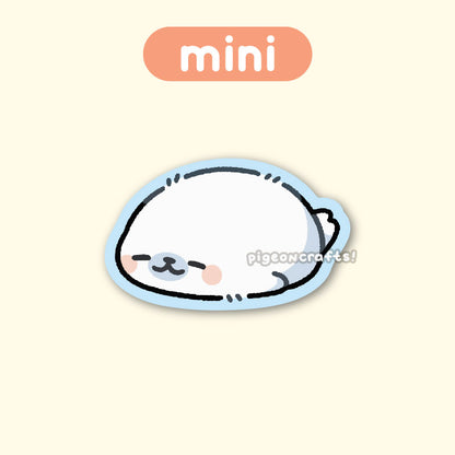 Baby Seal Mini Matte Sticker