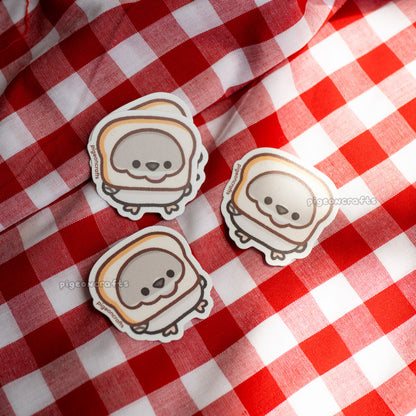 Necklace of Affluence Pigeon Mini Matte Sticker