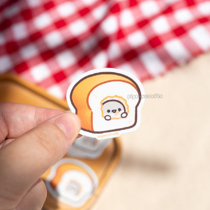 Pigeon Loaf House Mini Matte Sticker