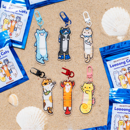 Mystery Long Sea Kitties (6 Designs)