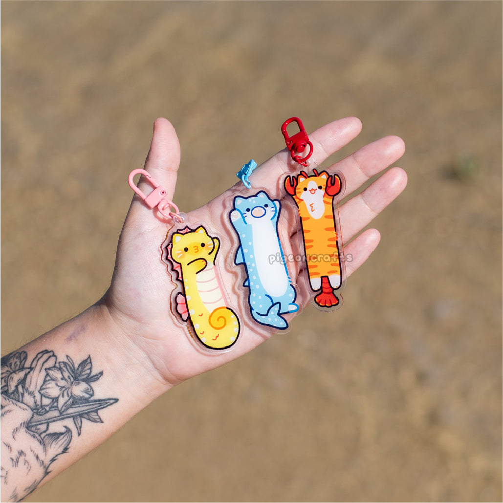 Mystery Long Sea Kitties (6 Designs)