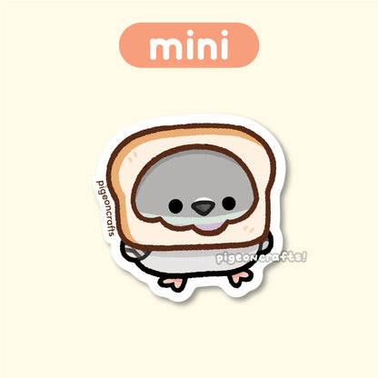 Necklace of Affluence Pigeon Mini Matte Sticker