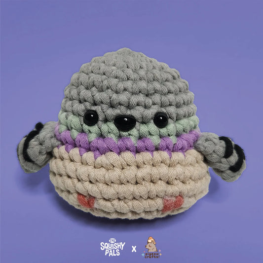 Pigeon the Rock Dove | Beginner Crochet Kit (TSP X Pigeoncrafts Collab)