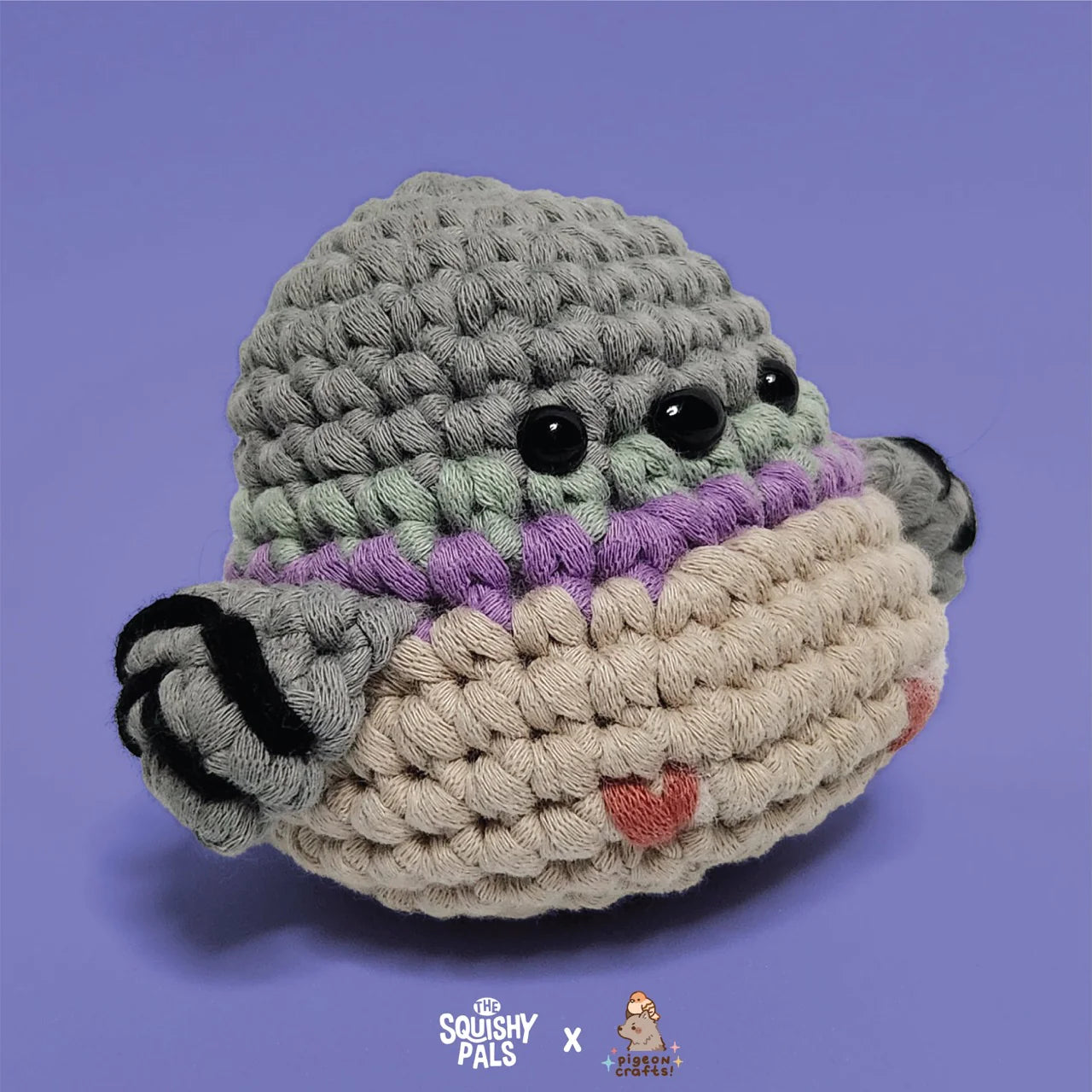 Pigeon the Rock Dove | Beginner Crochet Kit (TSP X Pigeoncrafts Collab)