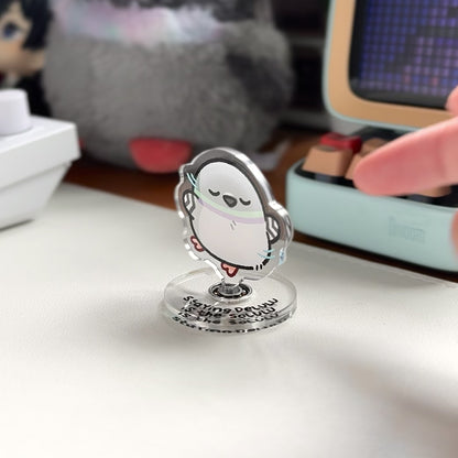 Delulu Solulu Pigeon Spinning Standee