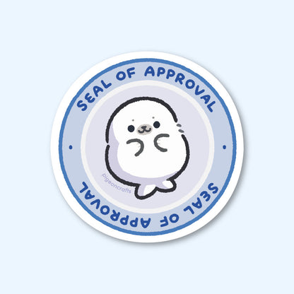 Seal of Approval Matte Sticker