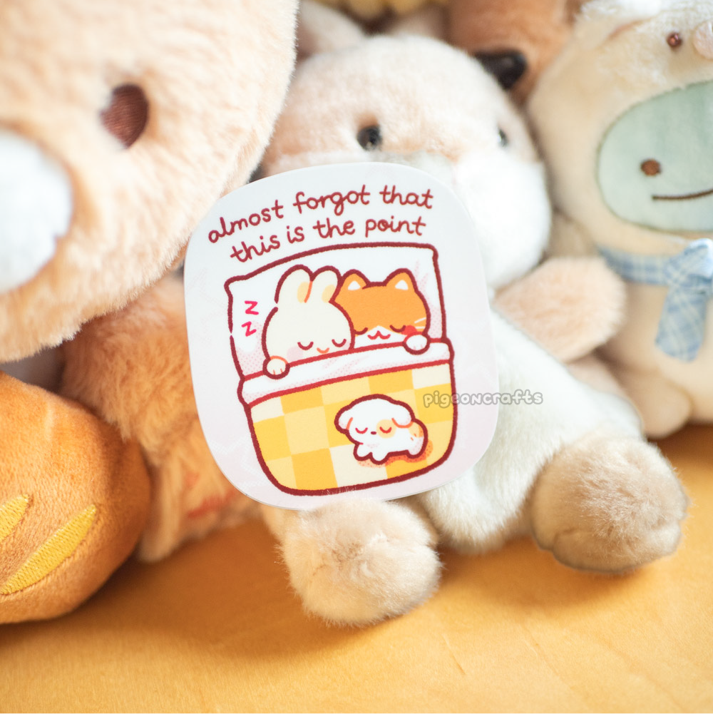 Almost forgot that this is the point (Sunrise) Matte Sticker