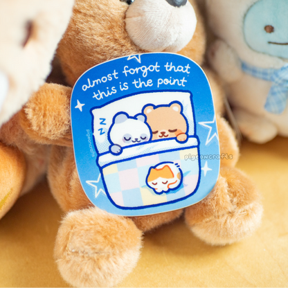 Almost forgot that this is the point (Twilight) Matte Sticker