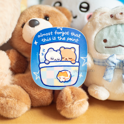 Almost forgot that this is the point (Twilight) Matte Sticker