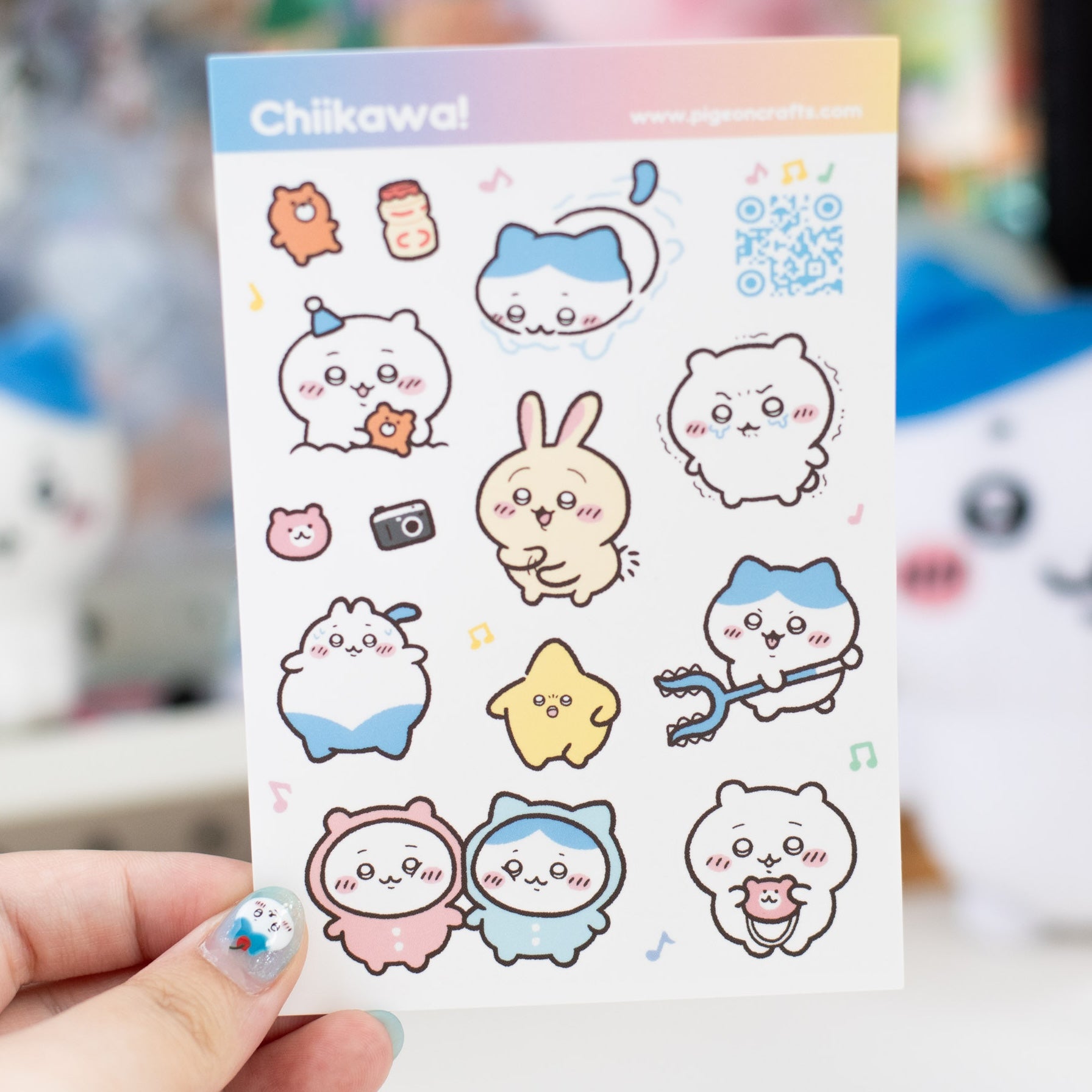 Chiikawa Rug Chiikawa! Sticker Sheet – Pigeon Crafts