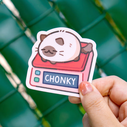 Chonky Cat Matte Sticker