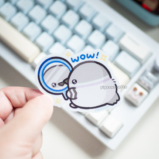 Pigeon Self Affirmations Matte Sticker