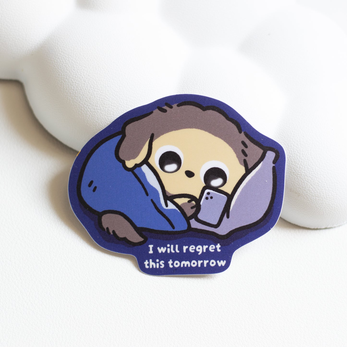 Potato "I Will Regret This Tomorrow" Matte Sticker