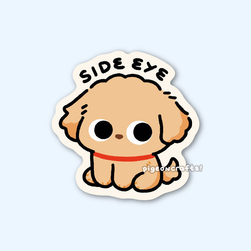 Potato Side Eye Matte Sticker