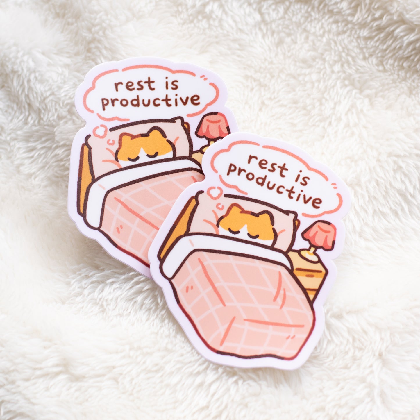 Rest is Productive Matte Sticker – Pigeon Crafts