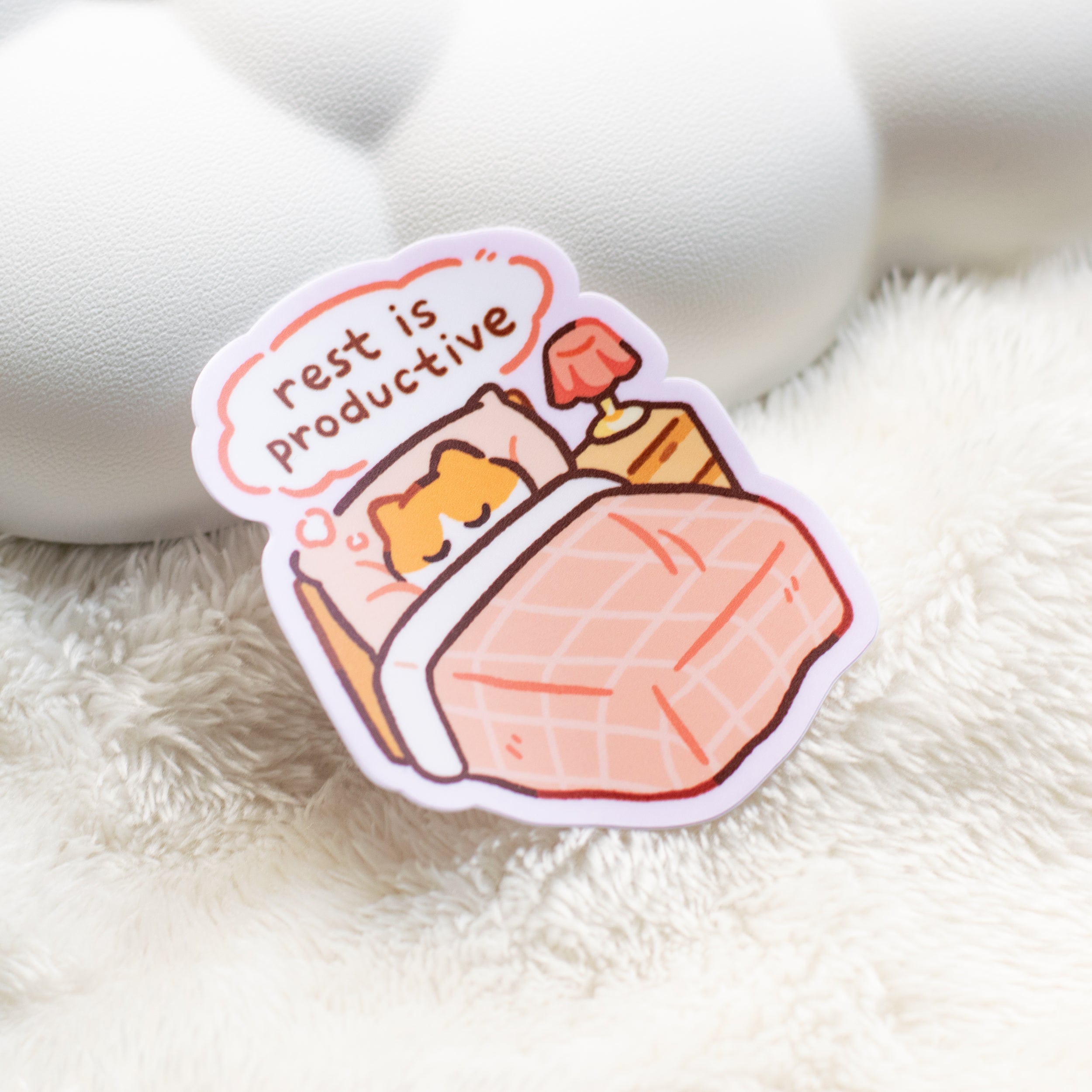 Rest is Productive Matte Sticker – Pigeon Crafts