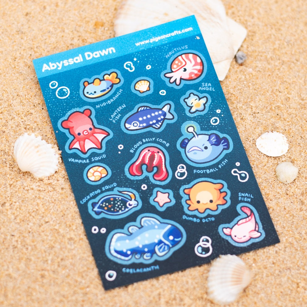 Abyssal Dawn Sticker Sheet