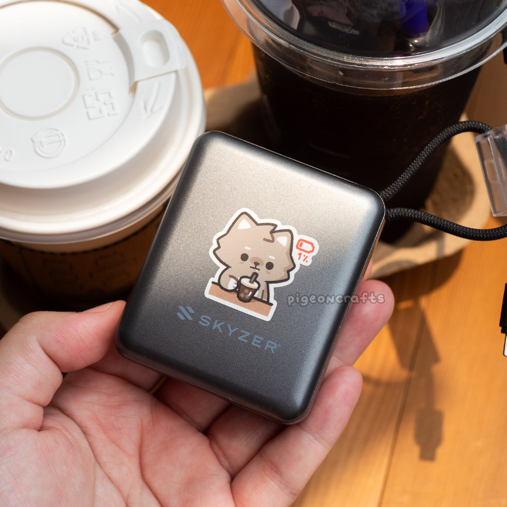 Coffee Club Wolfy Sticker Sheet