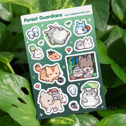 Forest Guardians Ghibli Sticker Sheet