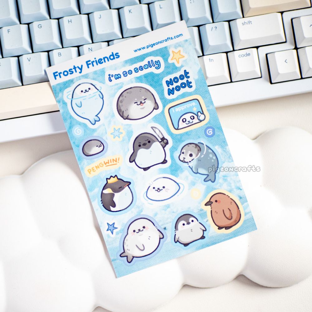 Frosty Friends Sticker Sheet