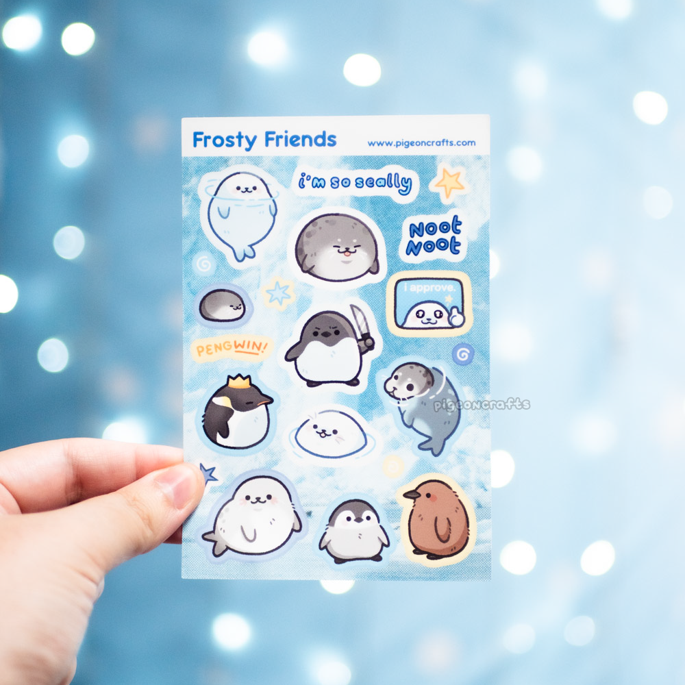 Frosty Friends Sticker Sheet